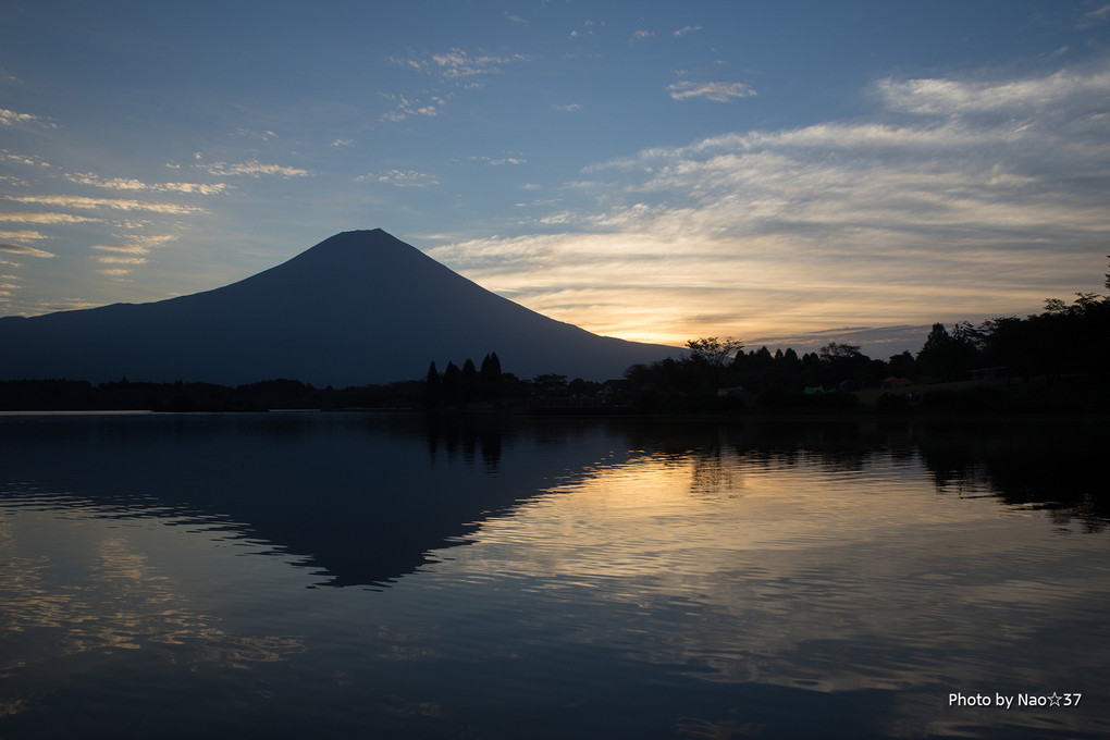 もうすぐ日の出！＠富士山