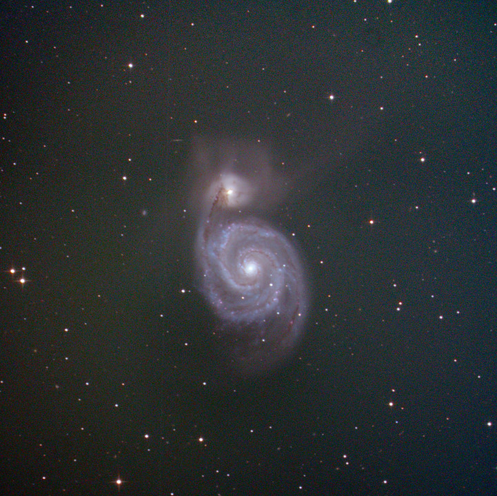 ☆2月のソラさんぽ４～子持ち銀河 M51