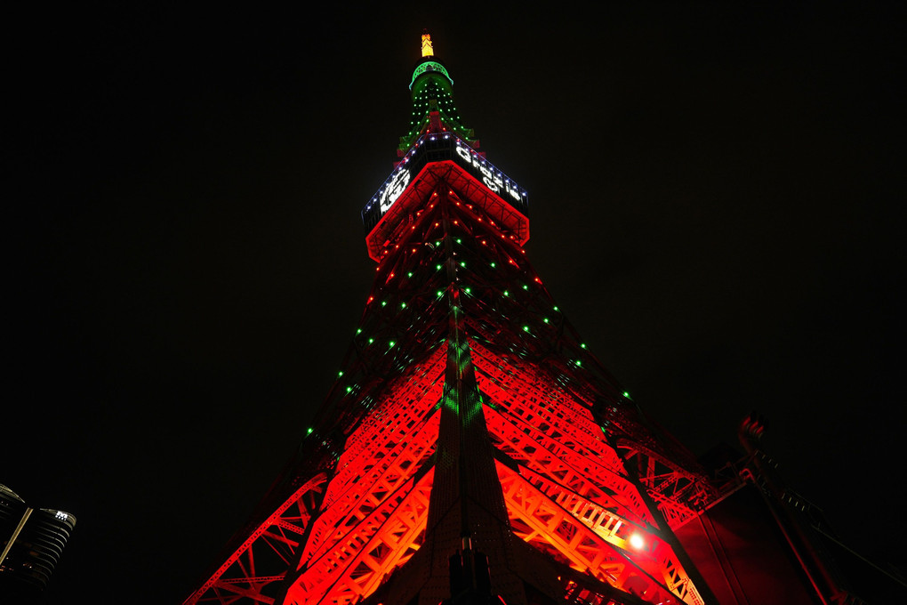 東京タワーGUCCIライトアップ
