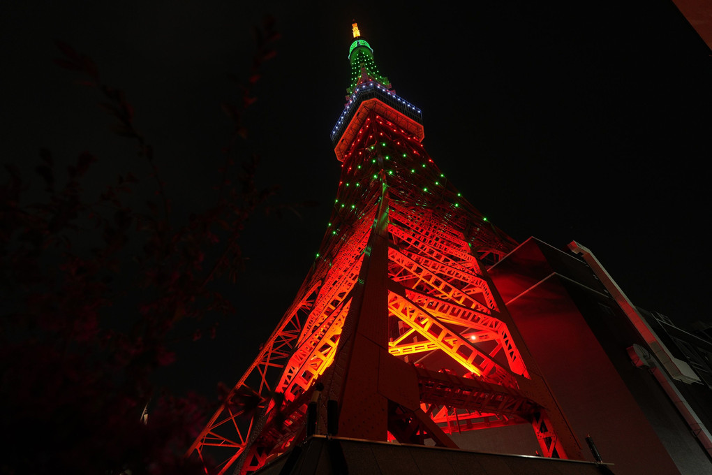 東京タワーGUCCIライトアップ