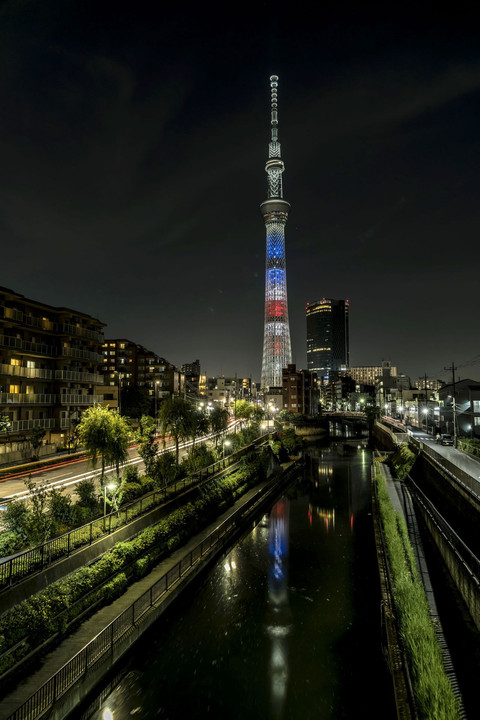 東京夜景散歩♪～東京スカイツリー・星条旗カラー特別ライティング編～