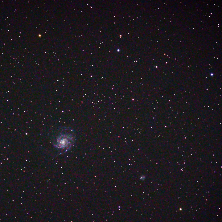M101回転花火銀河
