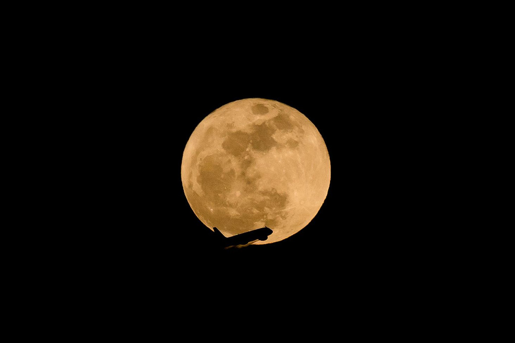Super Moon & Airplane  ～2018.1.2～