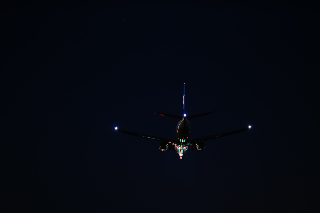 夜の飛行場　α7RⅡ×F1.4