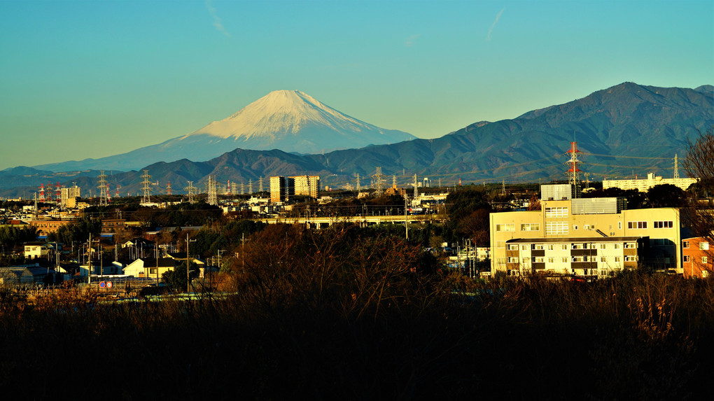 今朝の富士山 🗻