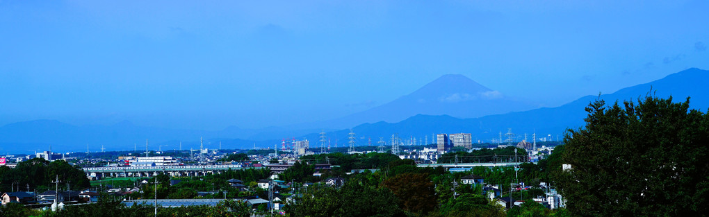 富士山と相鉄いずみ野線
