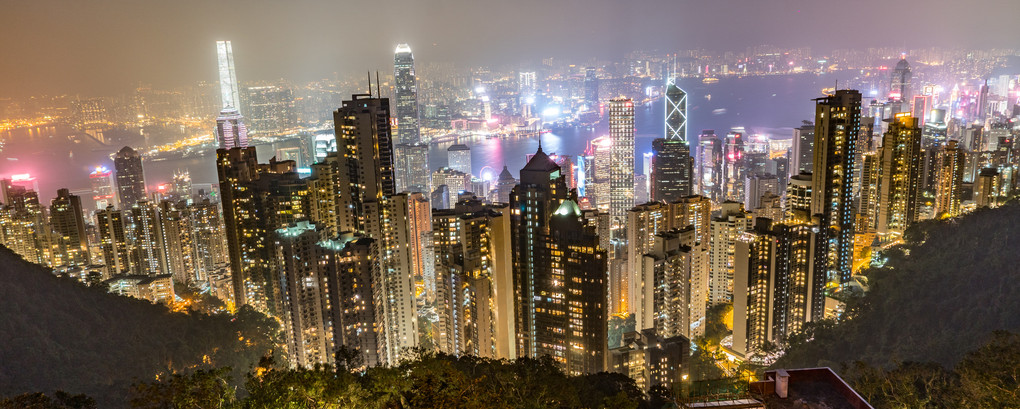 香港・台湾の夜景