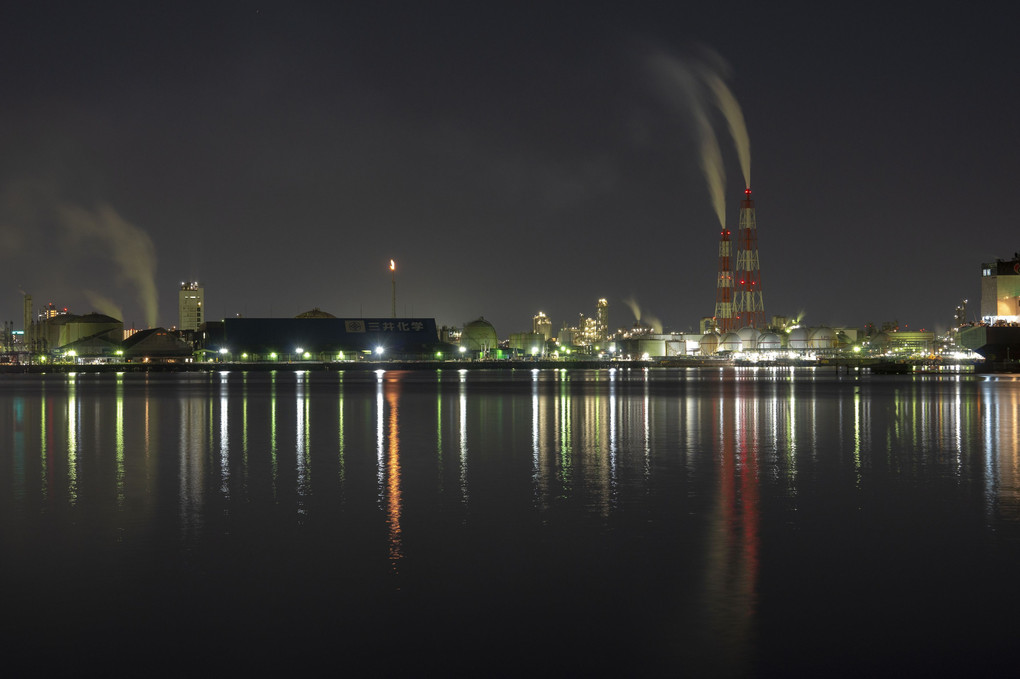 泉州工業地帯工場夜景