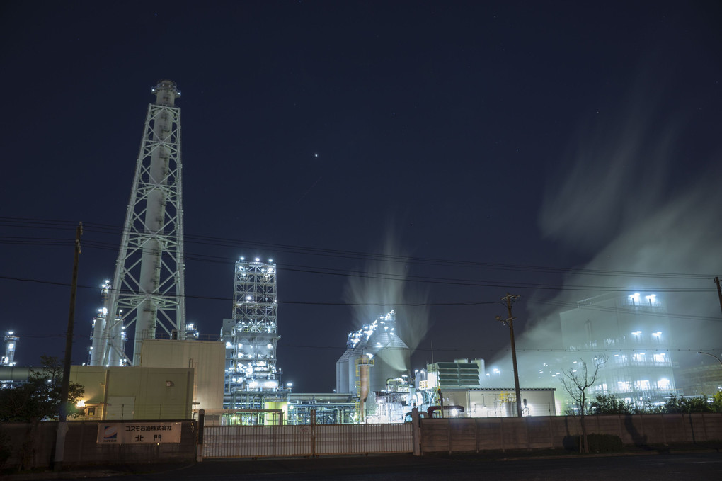 泉州工業地帯工場夜景