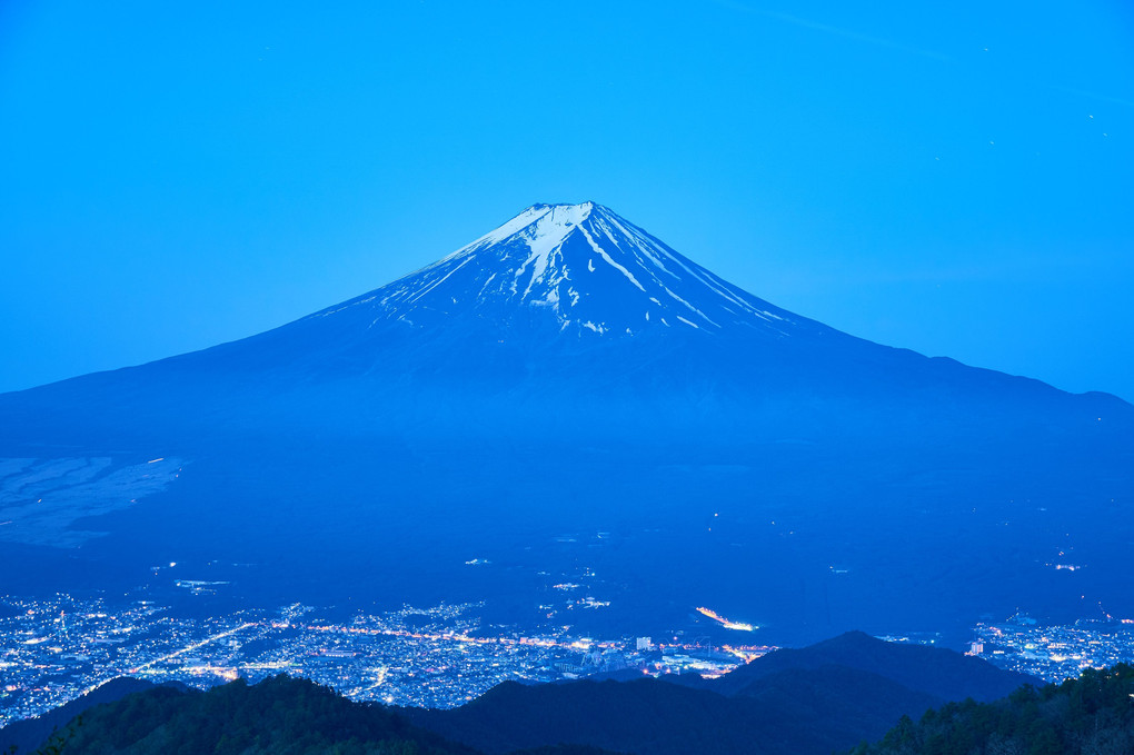 五月晴れの富士山を見に行く