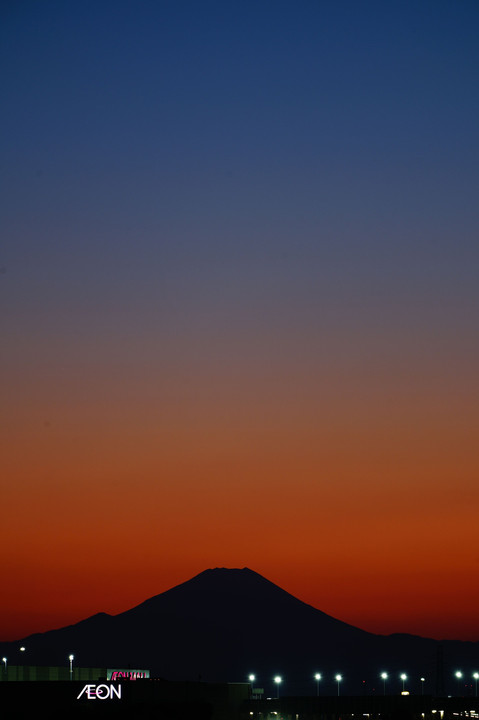Mt.Fuji Blue time