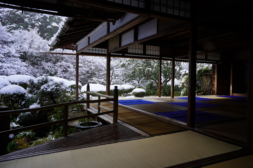 京の雪景色 圓光寺･詩仙堂