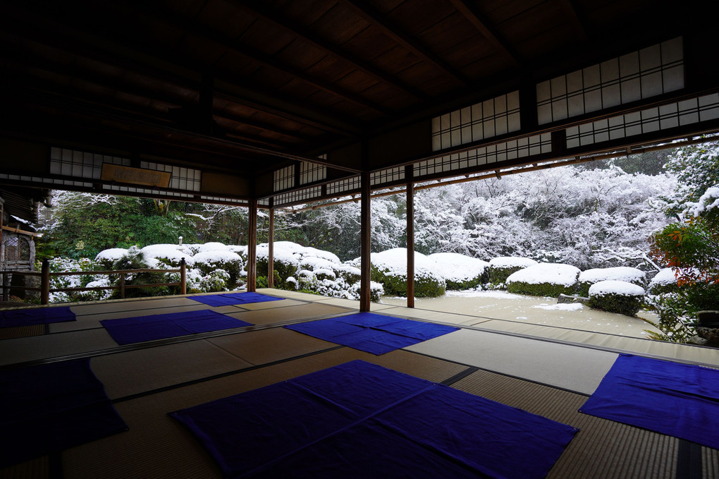 京の雪景色 圓光寺･詩仙堂
