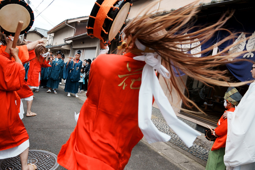 京都上賀茂やすらい祭