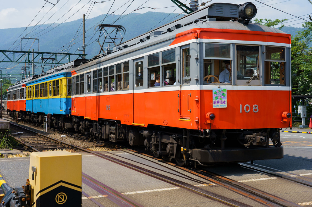夏の箱根登山鉄道