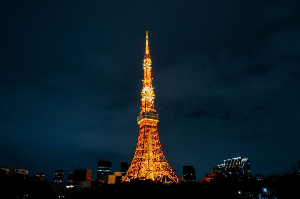 雨上がり東京タワー