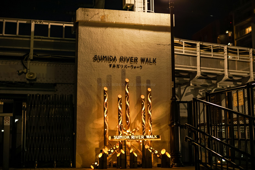 竹あかり-sumida river walk-