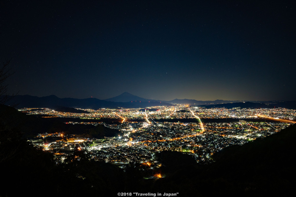 朝鮮岩からの夜景