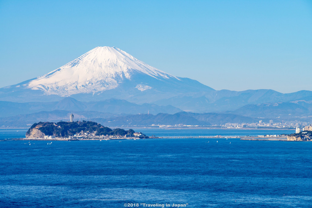 大崎公園からの富士山　その２