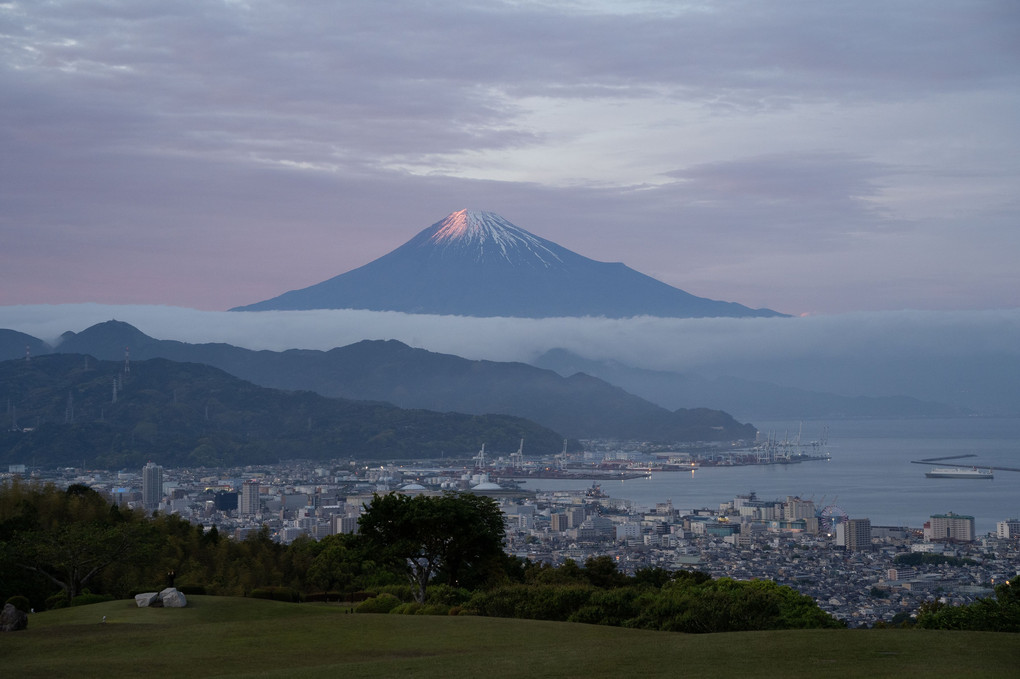 日本平ホテルからの富士山