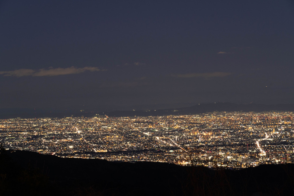 大阪神戸の夜景