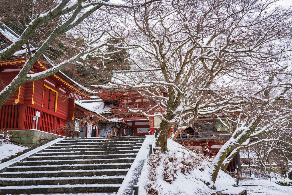 談山神社の冬の日