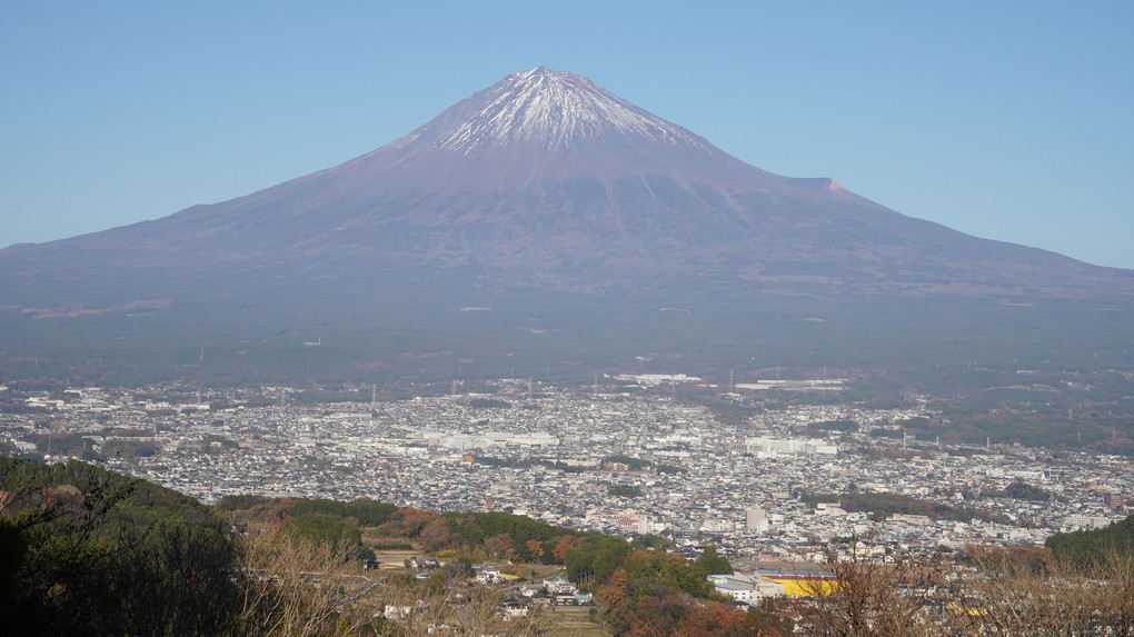 羽鮒山からの富士山