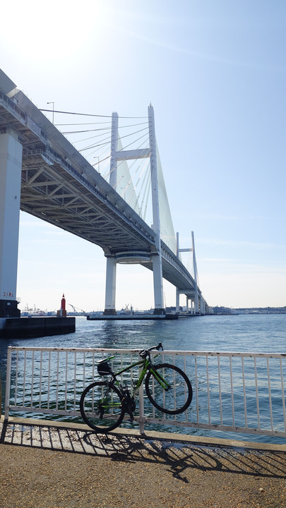 空と橋と自転車