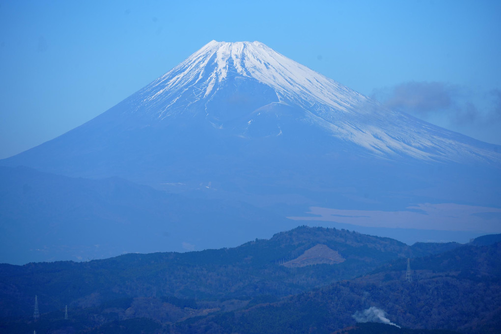 大室山からの富士山