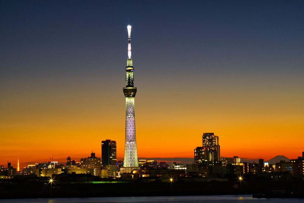 マジックアワー絶景＠富士山・スカイツリー・東京タワー