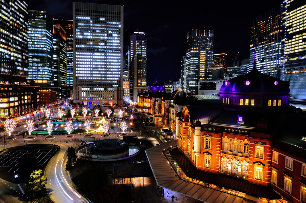 KITTE 東京ミチテラス　東京駅ライトアップ