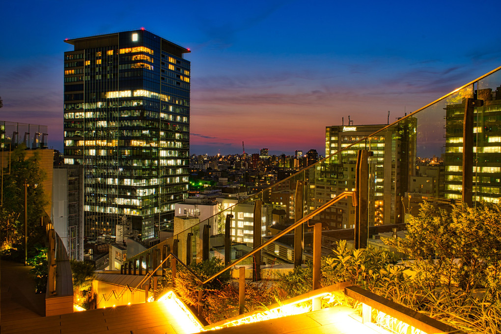 マジックアワー夜景＠渋谷パルコ・ROOFTOP PARK