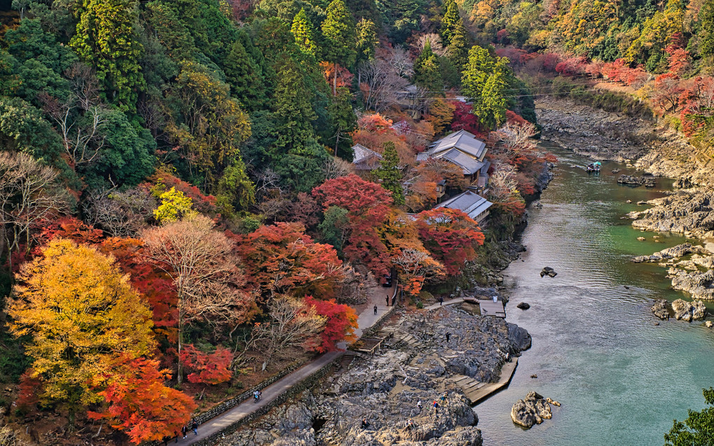 思い出の嵐山嵯峨野・晩秋紅葉