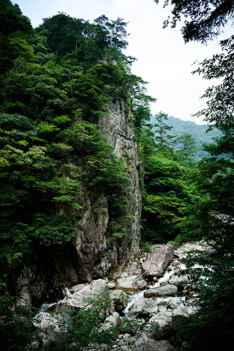 碧の峡谷