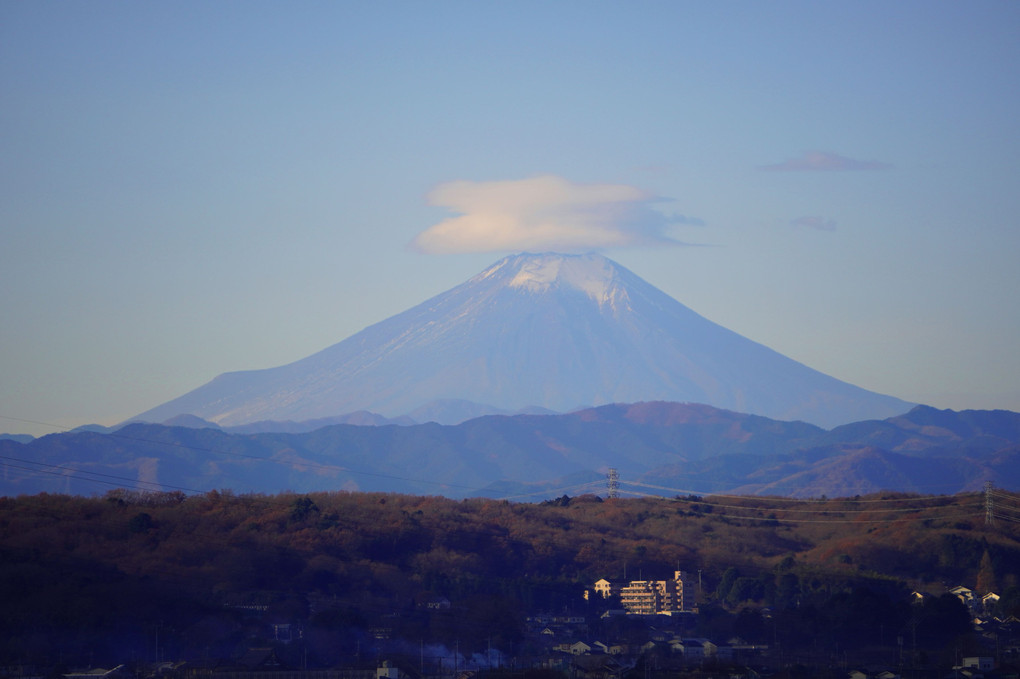 今朝の二重傘富士山！！