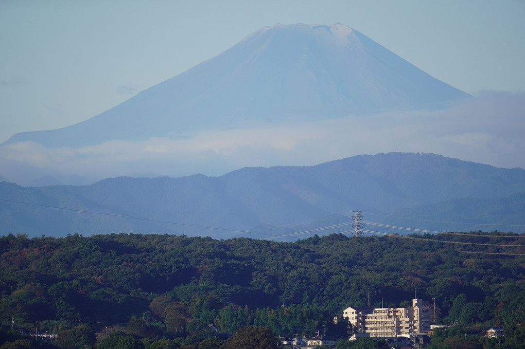 初冠雪の富士山！
