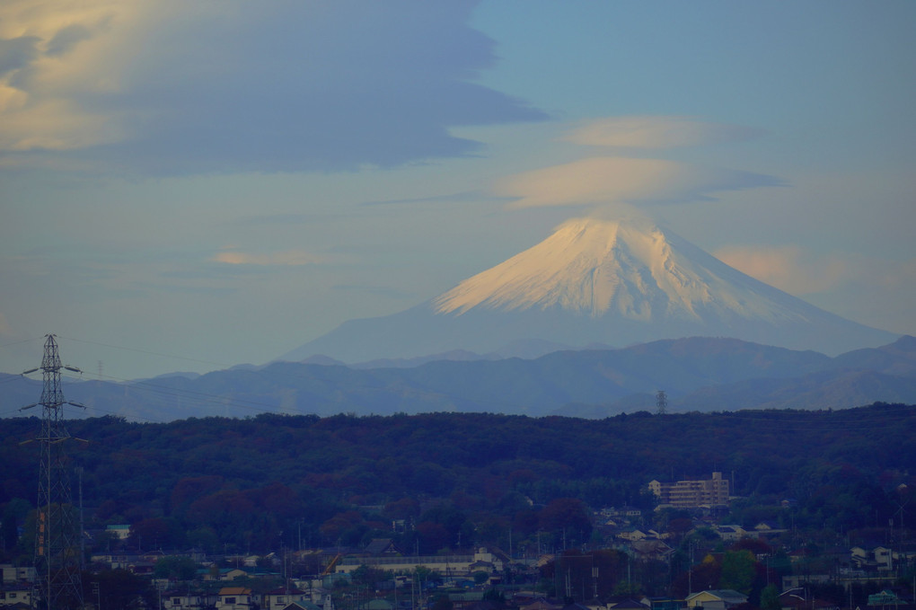  今朝の富士山　！