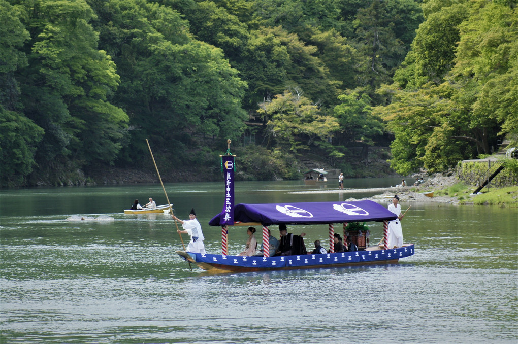 京都・嵐山・車折神社の三船祭