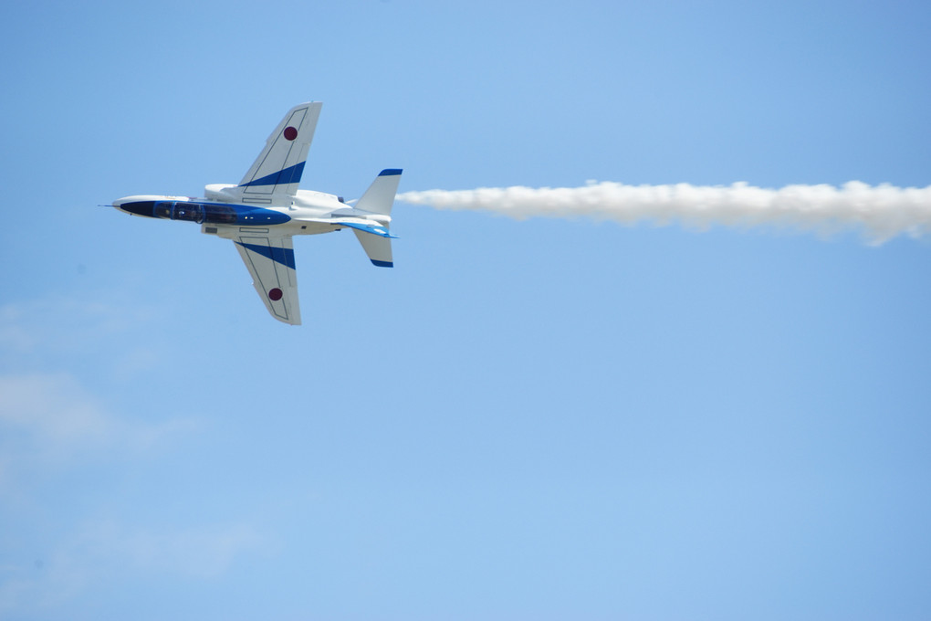 小松航空祭2015　ブルーインパルスの事前訓練飛行