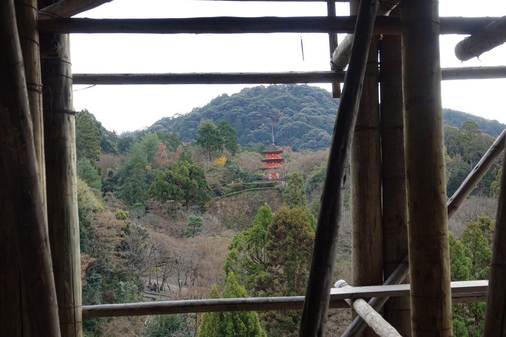 「師走の京都・清水寺」
