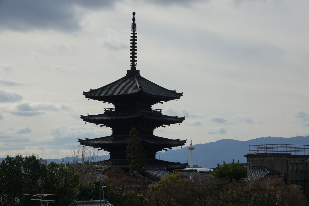 「師走の京都・清水寺」