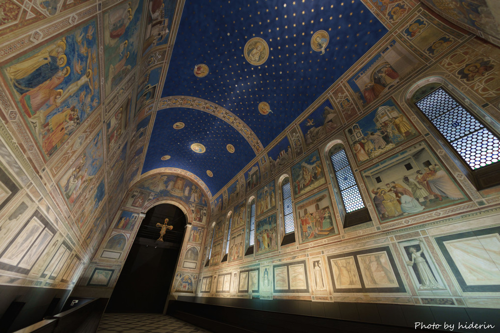大塚国際美術館のスクロヴェーニ礼拝堂壁画を撮影