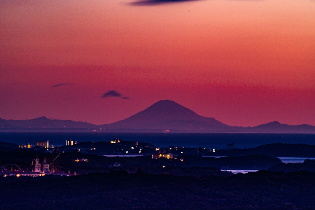 志摩から見える富士山