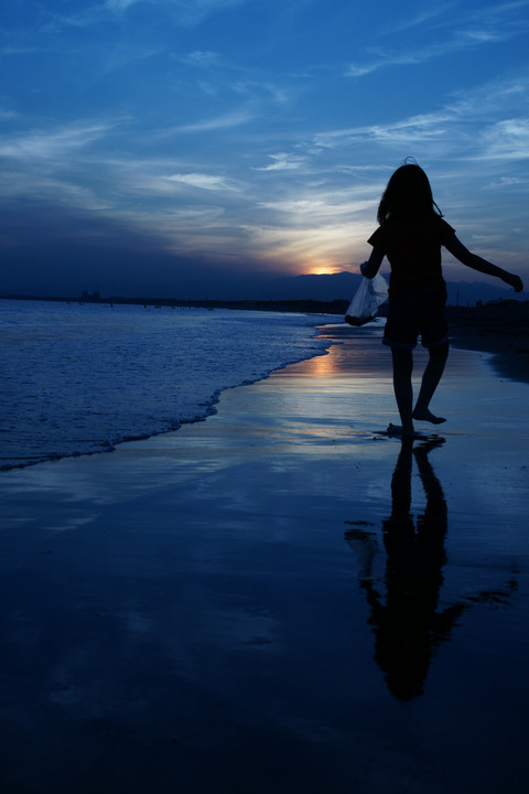 beachcombing