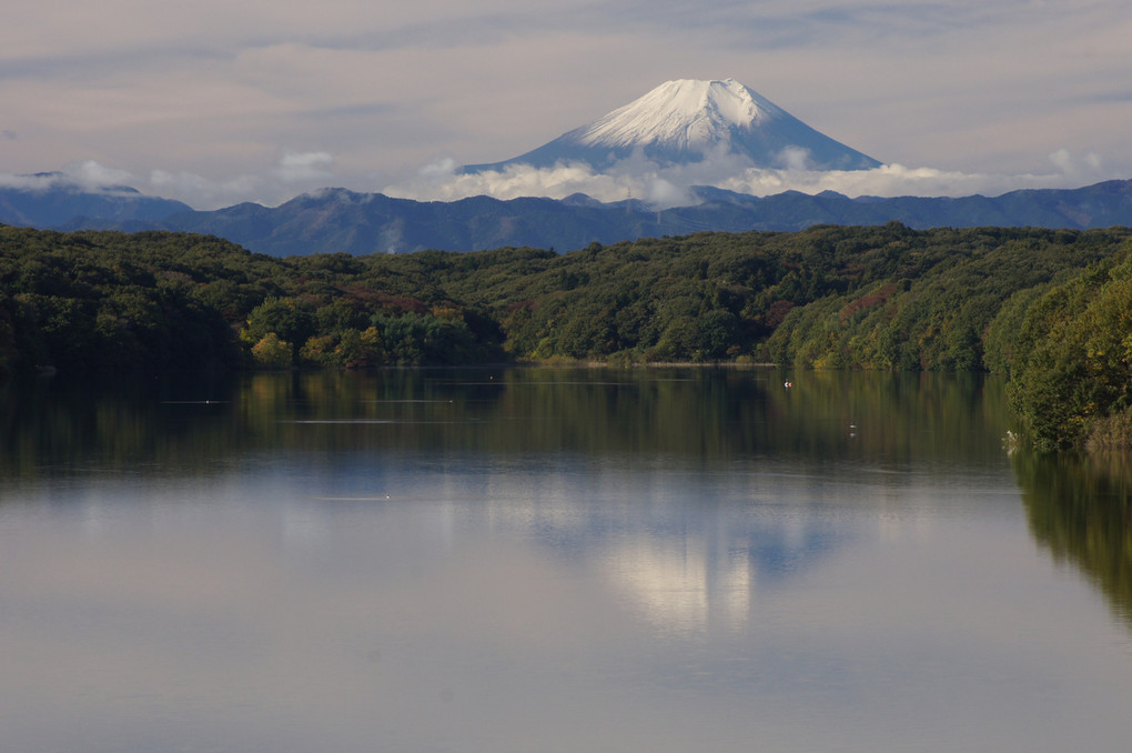 狭山湖からの富士その４