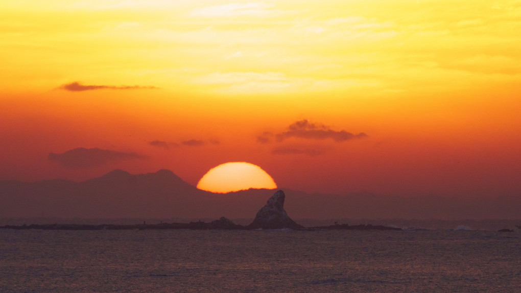 日の出（昨日今日）