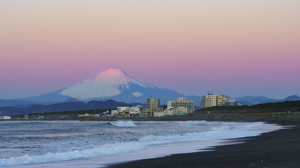 富士山に陽の当たる頃