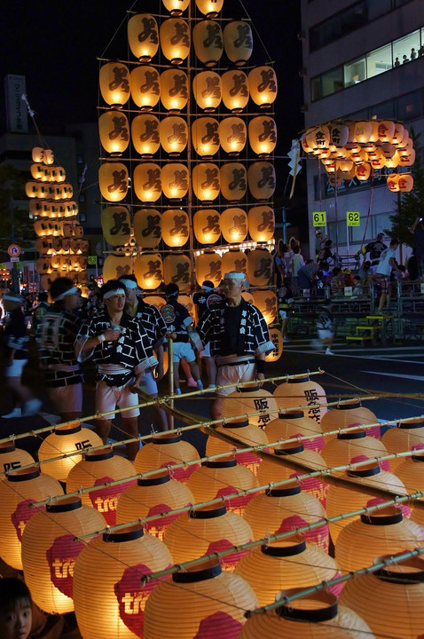 秋田竿灯祭り回顧