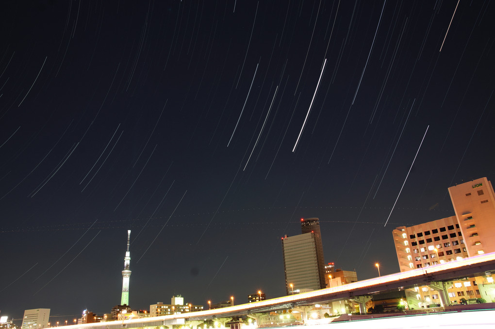 東京の星空