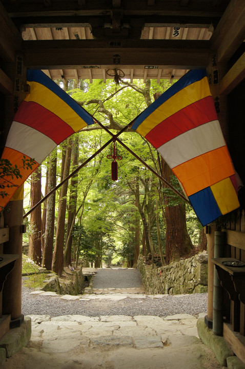 近江　百済寺　山門